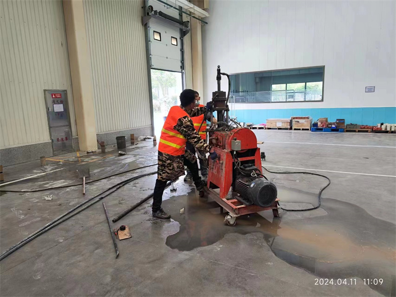 惠州厂房地面下沉塌陷注浆加固施工